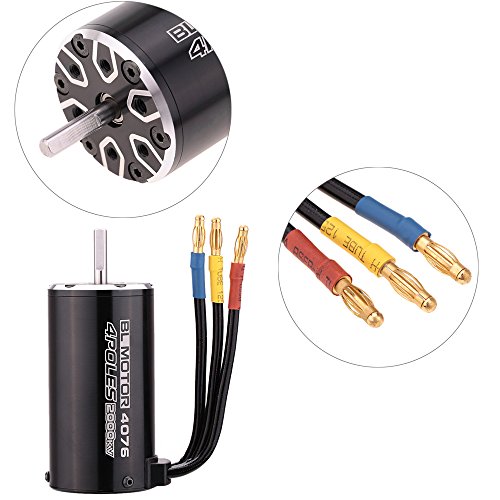 Goolrc 4076 2000Kv 4P Sensorless Brushless Motor For 1/8 Rc Monster Truck Car #TOP4