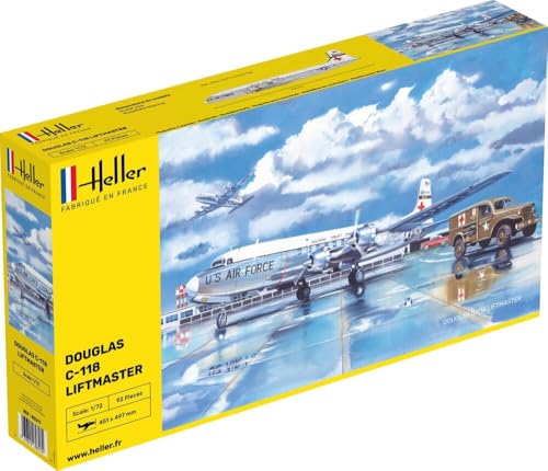 Maquette C-118 Liftmaster 1/72 Platz HE80317 aux détails historiques précieux