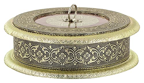 Image of RIOMAX Decorative Empty Dry Fruit Box (4 Section Box) (Maroon)