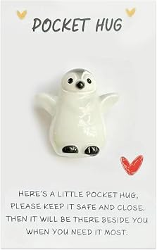 Pocket Penguin, Pocket Penguin Hug, PocketHug Gift,Pocket Hugs for Friends, Lovers, Birthday, Wedding