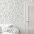 Cohoo Home Gray White Peel and Stick Wallpaper Gray Floral Contact Paper for Cabinets Drawers 17.3inW 118inL Self-Adhesive Removable Wallpaper Shelf Liner Bedroom Bathroom Waterproof Neutral Farmhouse