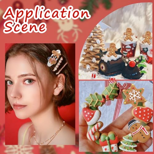 Cabochons de Noël à dos plat pour fabriquer vos décorations de fêtes - 5