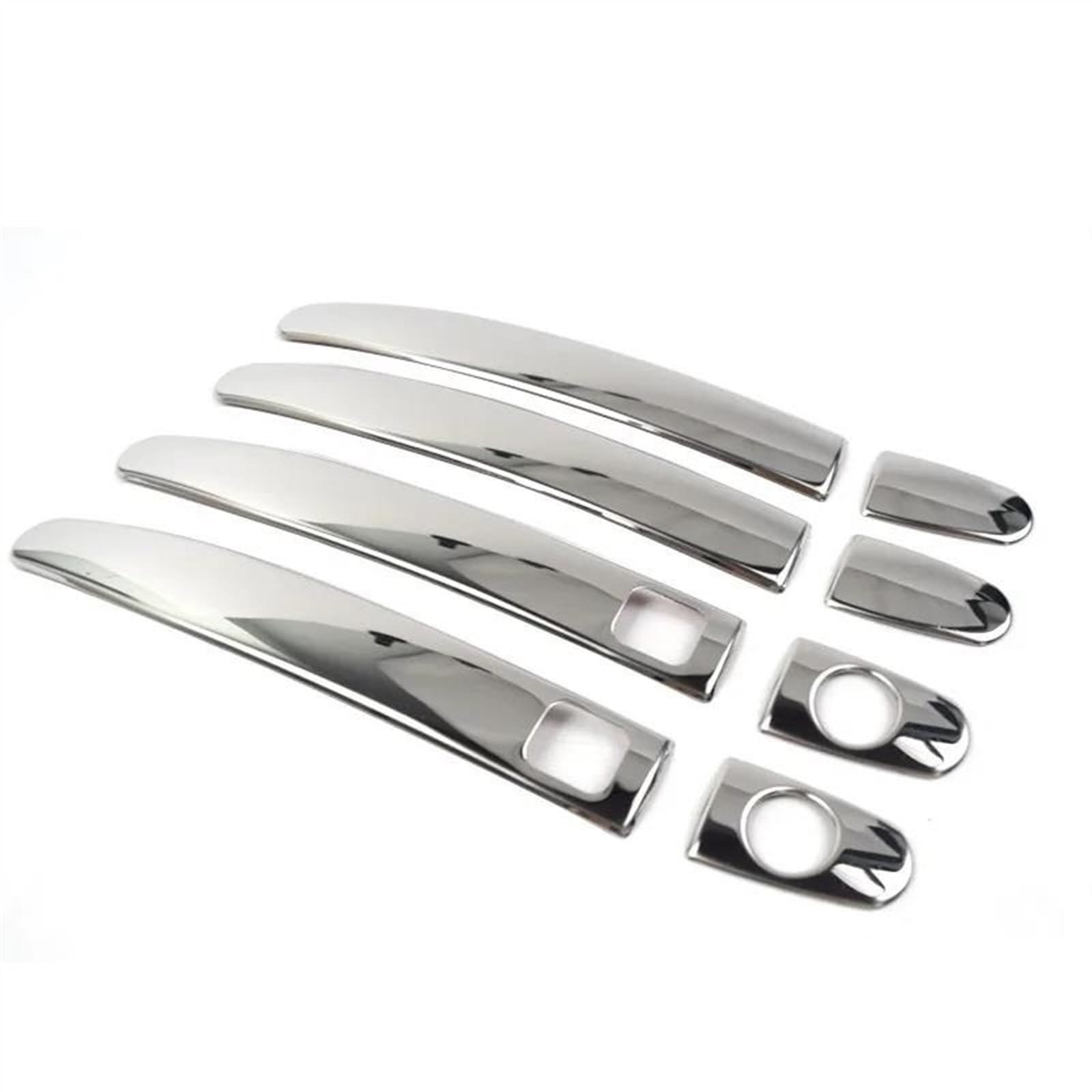 CSSPDM Chrome Stainless Door Handle Cover Trim Molding Styling Cap Bezel for Toyota for Corolla 2009-2013(D)
