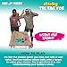 Dude Perfect Sticky Tic Tac Toe, Kids Tabletop Activity, for Family Game Night, Perfect for a Gift and Parties, 2 Players, Ages 4+