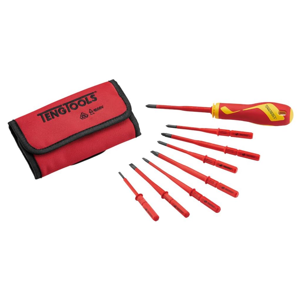 TENGTOOLS JUEGO DE DESTORNILLADOR AISLADO CON 8 PUNTAS MDV909N marca