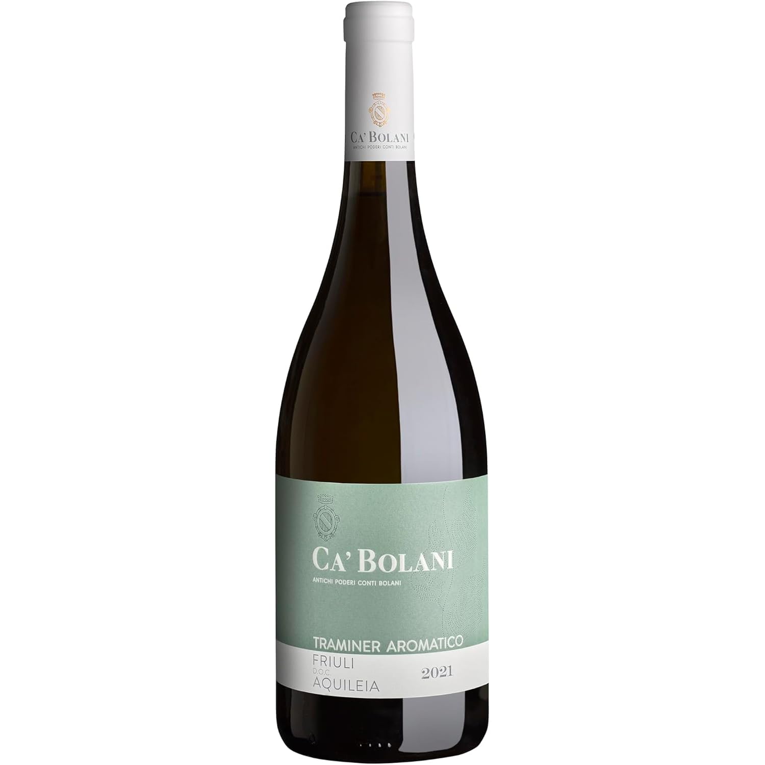 Ca'Bolani Traminer Aromatico DOC - Italian Still Dry White Wine - Friuli DOC Aquileia, Italy - 75cl / 750ml, 13% ABV