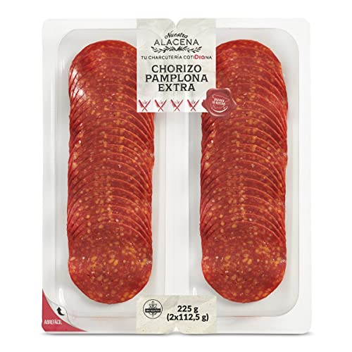 DIA NUESTRA ALACENA chorizo de Pamplona extra en lonchas envase 2 x 112,5 gr