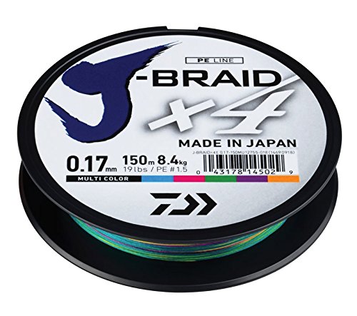 Daiwa J-Braid X 4 Multicolor