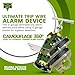 12 Gauge Perimeter Alarm US Patented QUAD 3.0 and Reusable 85ft Kevlar Trip Wire Reels Set by Trip Alarm Co. – Full 360° Coverage and Only Patented 4-Way Trip Wire Alarm for Outdoor Security