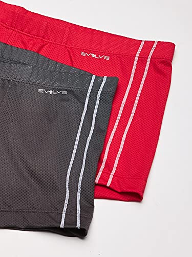 Evolve Men's Micro Mesh Comfort No Show Trunk Multipack2