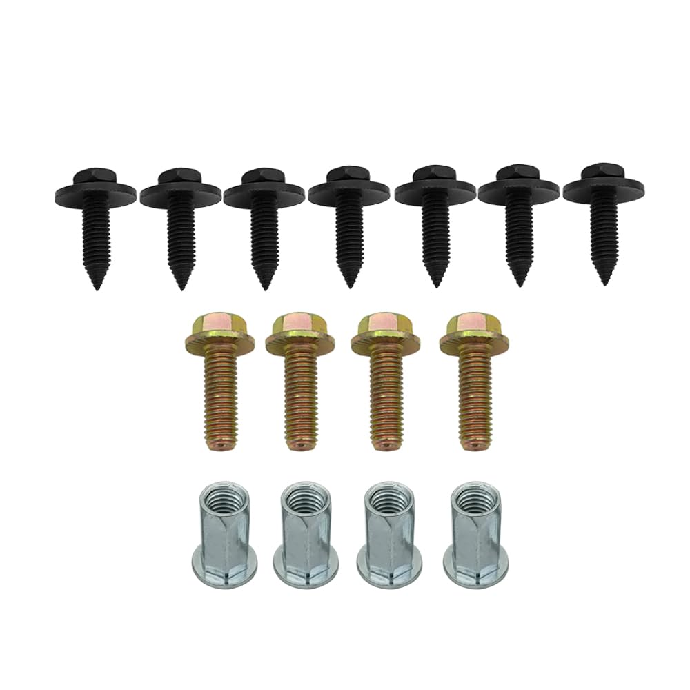 Front Bumper Skid Plate Bolts Nutserts Rivet Nuts for Jeep Gladiator 2020-2024,for Jeep Wrangler 2018-2024,Replace 6511076AA 6104414AA 6512587AA