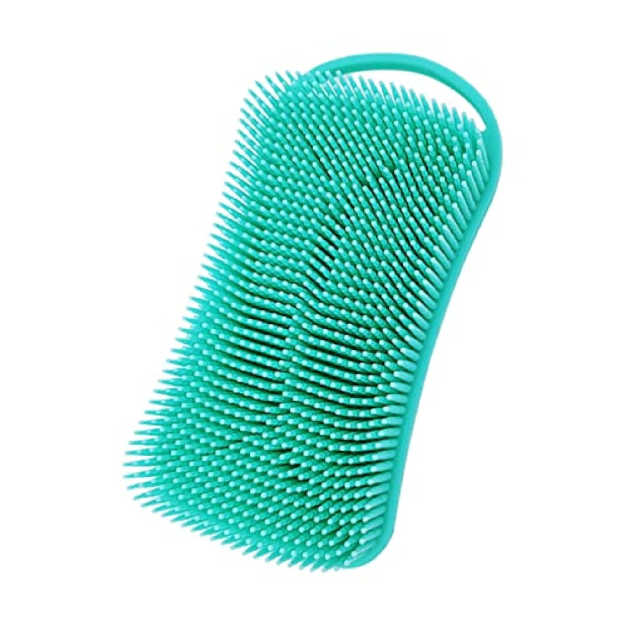 Gentle Exfoliating Silicone Body Scrubber, Green