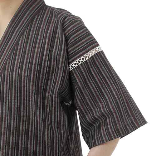 Image of リトルアイランド Japan Cool Jinbei Yukata Men's Half-Sleeved Japan Cotton top and Bottom