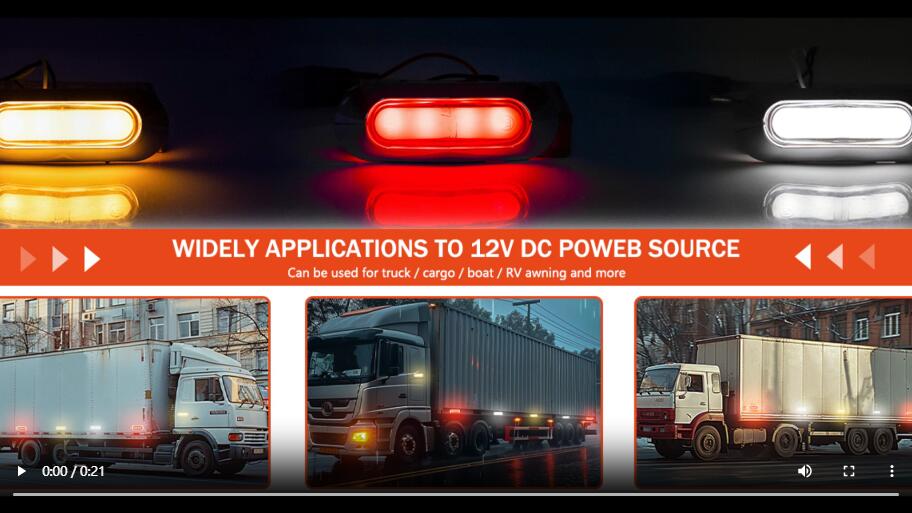 24V 赤 LEDマーカー ランプ4個 セット Amazon.co.jp: X-STYLE サイドマーカー LED 12V 24V 赤 4連LED