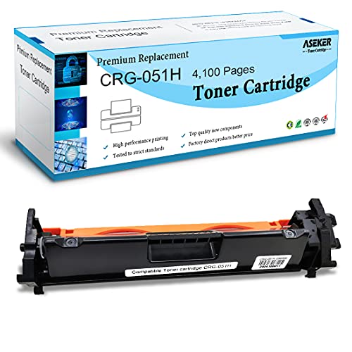 Kompatibler Tonerkartusche 051H 051 CRG-051H CRG-051 für Canon ImageCLASS LBP162dw MF267dw MF269dw LBP160 MF260, Hohe Ausbeute 4100 Seiten, 2169C001 (051H, Schwarz) Cover