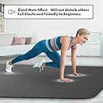 FrenzyBird Large Yoga Mat 6'x 4'（72”x 48”）—1/4" &1/3" Extra Wide Exercise Mat 183cm x 122cm Large Exercise Mat Big Home Yoga Mat Pilates Mat,Non Slip,Thick,TPE Workout Mat,for Women & Men, Yoga, Pilates, Gym and Floor Workouts Pilates - Image 3