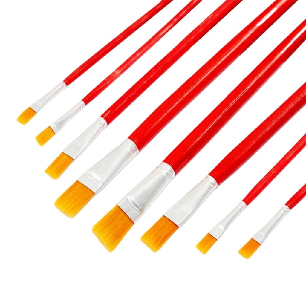 Red Stick Gwasz Pędzel Linia 1-12 Pędzel Nylonowy Pędzel Olejowy Akwarela Pędzel Gwasz