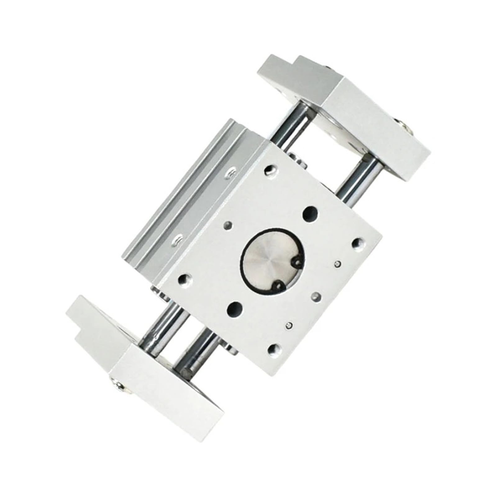 Aluminiumlegierung MHL2 Doppeltwirkend Pneumatischer Greifer T-Typ Luftzylindergreifer 10 MM 16 MM 20 MM 25 MM Mit schneller Reaktion und flexibler Steuerung(MHL2-20D)