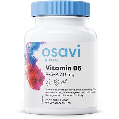 Osavi Vitamin B6 - P-5-P, 30 mg - 120 Vegan caps Cover