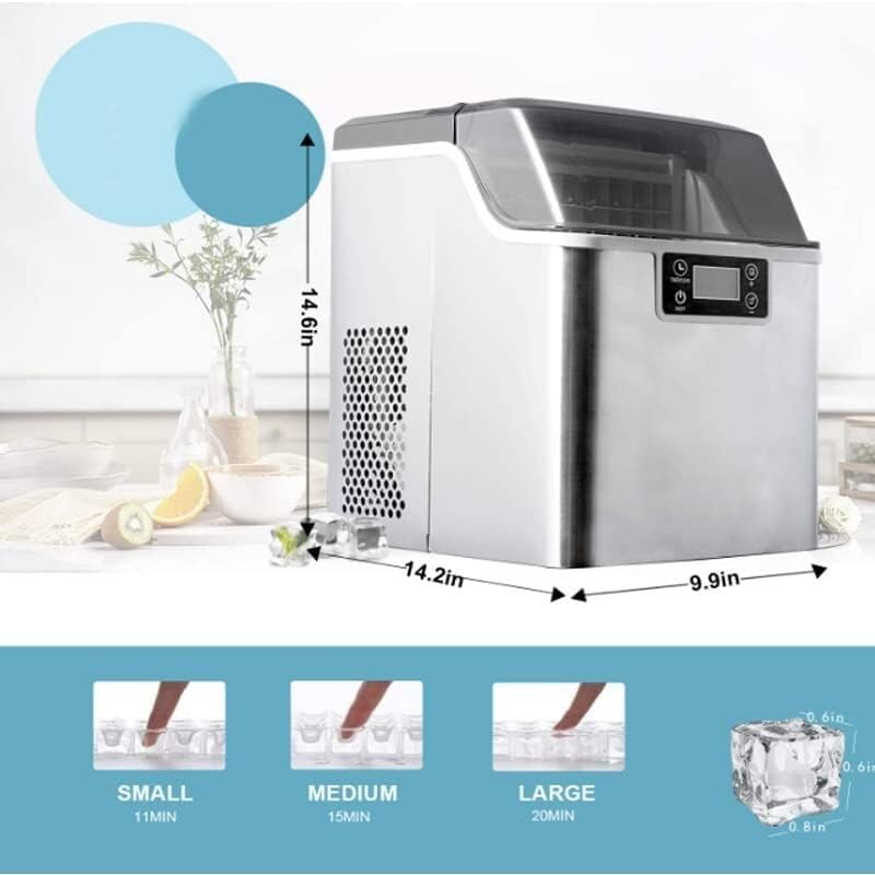 Fabricadora de hielo de mesa automática cubos cuadrados miniatura 5