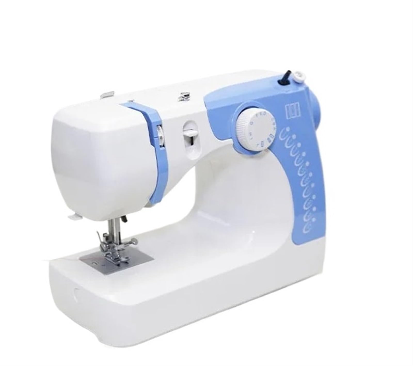 Edede Blu Sewing Machine, Fully Automatic Electronic Portable Multifunctional Sewing Machine Electric Desktop Pocket Small Household Sewing Machine(Blu)