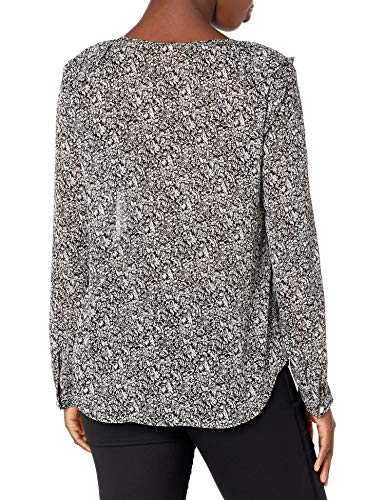 Karen Kane Women's Leaf Print Ruffle Top #TOP17