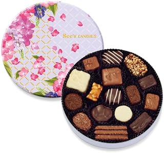 Springtime Joy Tin - Assorted Premium Chocolates & Truffles in Keepsake Gift Box, 11.3 oz