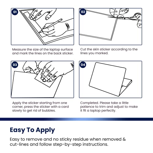 Image of LSS 17 17.3 Inches Laptop Notebook Skin Sticker with 2 Wrist Pads - Reusable Cover Protector Vinyl Sticker Cover Decal Fits 17 inch - 19 inch HP Asus Acer Samsung - Flower Color Pattern