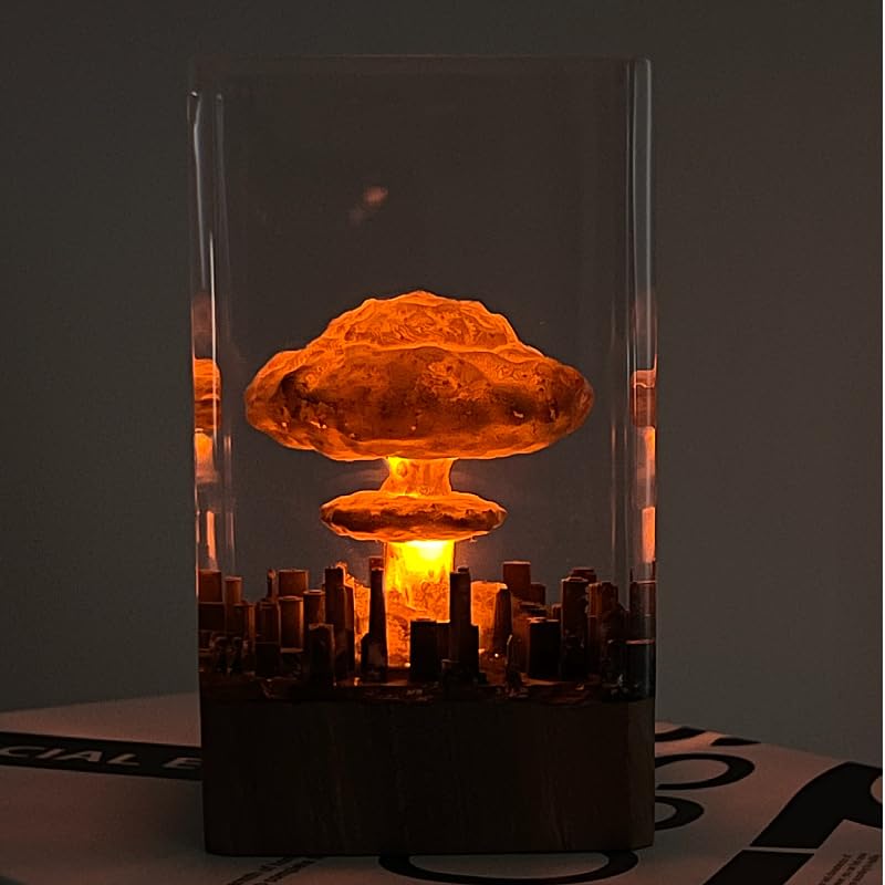 Veilleuse champignon résine : fini l'obscurité avec cette lampe douce USB