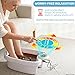veicomtech Ionic Foot Bath Detox Machine, Foot Detox Machine at Home/Salon, Ionic Foot Spa with Upgraded Durable Basin, 2 Super Duty Arrays, 1 Epsom Salt, 10 Liners (Colorful)