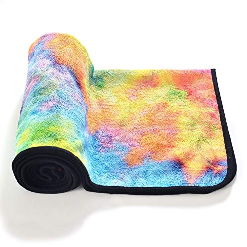PJSNEW Yoga Towels, Non Slip Hot Yoga Towel, 100% Absorbent Odorless Microfiber, 24