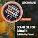 Red by Kiss Groomane Beard Balm, Soften & Tame, Light Hold, Promotes Full, Healthy Look Beard Strengthen Facial Hair, Reduce Breakage