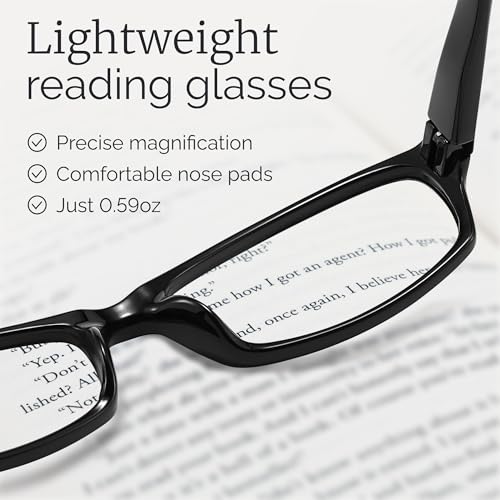 Image of Gaoye Reading Glasses for Women, 6 pack Fashion Readers for Women Men Spring Hinge Eye Glasses, Blue Light Reading Glasses