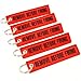 Rotary13B1 Remove Before Firing Keychain - Red/Black - 5pcs