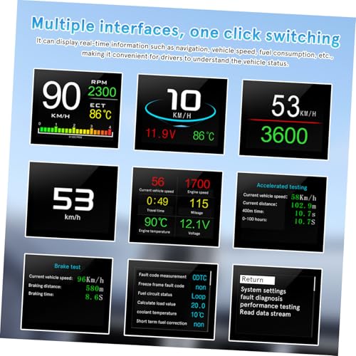 Compteur vitesse numérique auto portable pour éviter les erreurs de navigation
