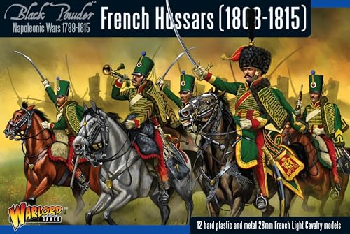 Kit Modelo Militar Napoleónico French Hussars 1:56 miniatura 1