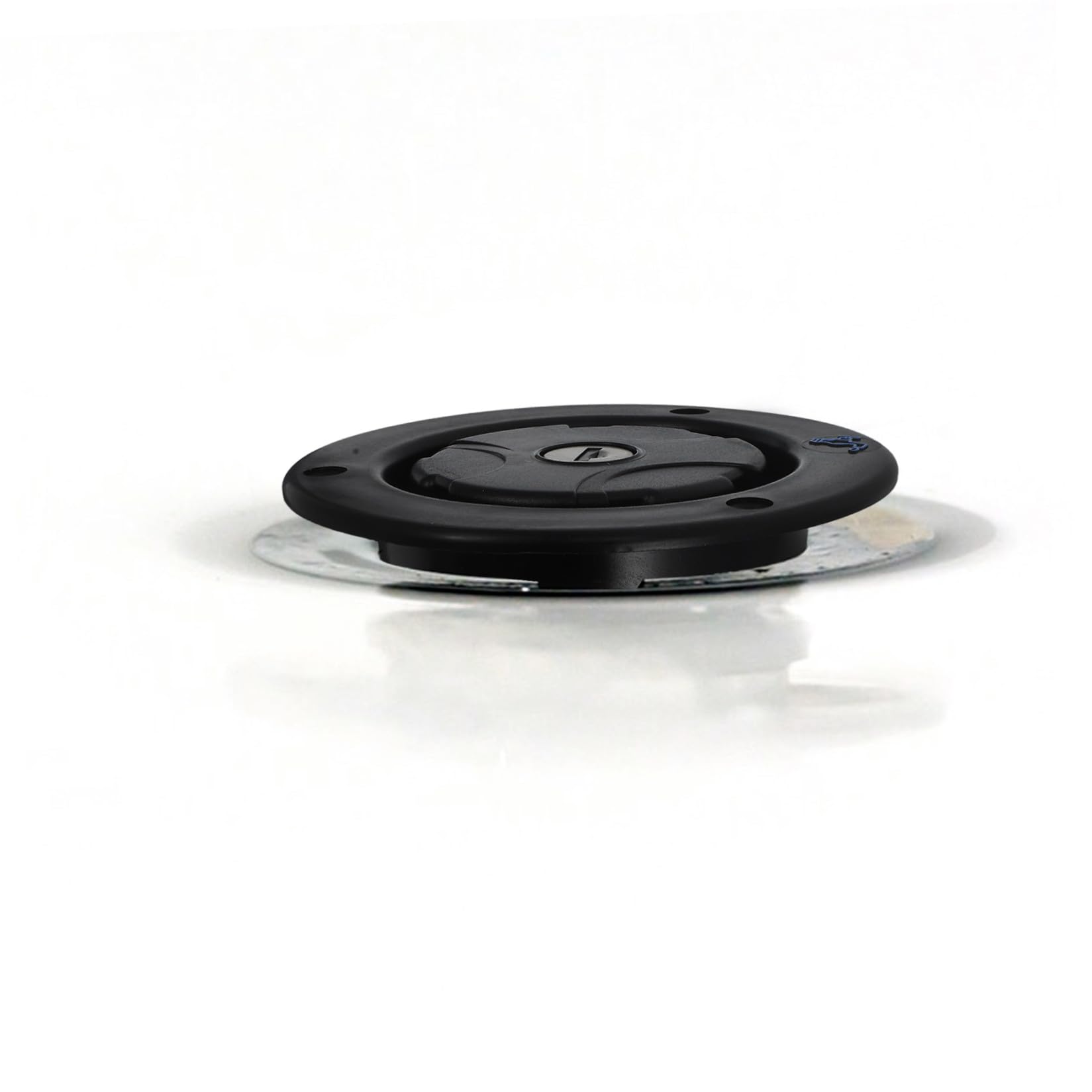 Tapa de Entrada de Agua Dulce para Caravana por Gravedad, Tapa de Llenado Negra para Remolque Rv, Repuesto Resistente y Compatible para Sistema de Plomería de Vehículos