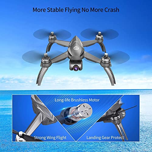 GPS Drohnen mit 4K UHD Kamera für Kinderanfänger, 2 Batterien mit 46 Minuten Flugzeit, bürstenloser Motor, 5 GHz FPV… – Bild 8