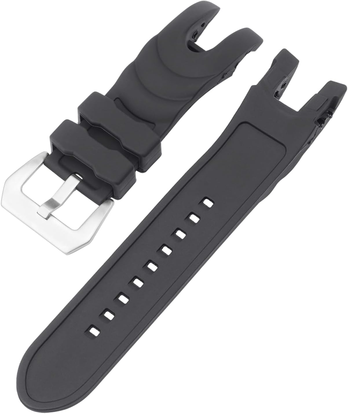 26mm Watch Band Compatible with Invicta, Soft Silicone Rubber Replacement Wrist Strap for Invicta Reserve Collection Venom Watch Straps