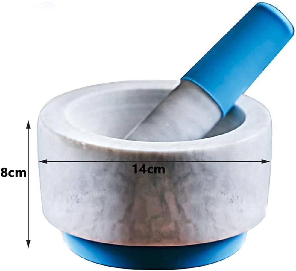 Mortar and Pestle Set Marble Guacamole Large