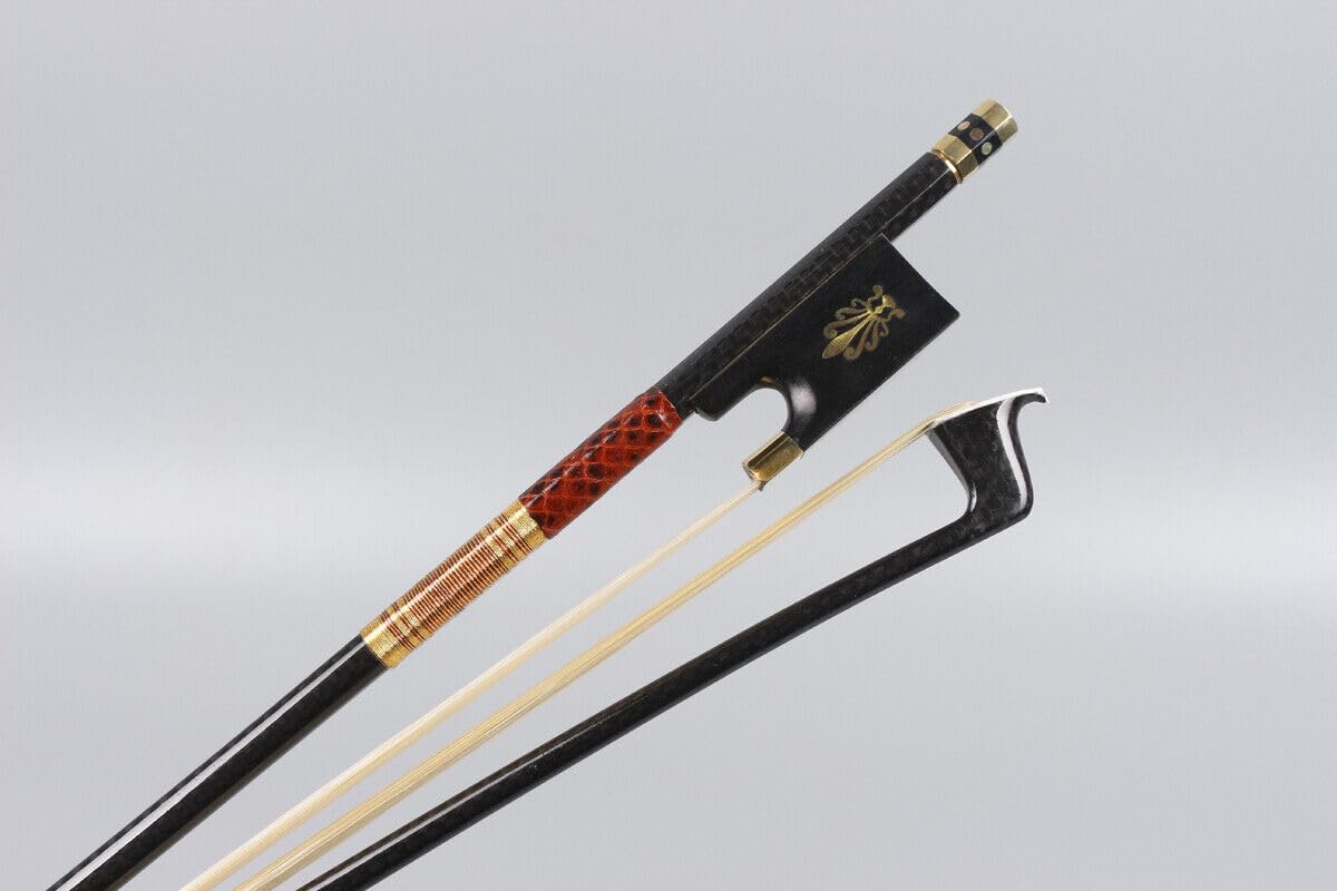 4/4 full size Arco Violino Arco In Fibra di Carbonio Stick Dritto Pernambuco Performance Master Level naturale capelli arco bianco