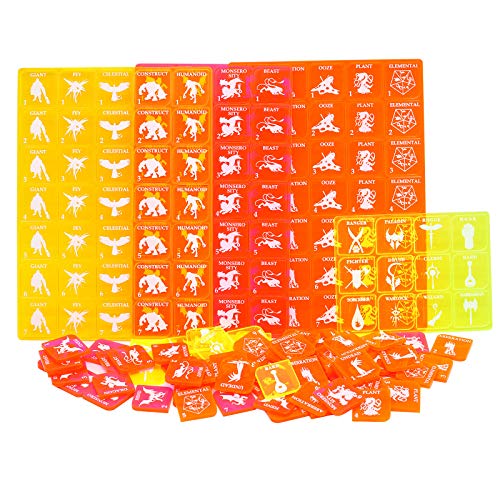 DND Tabletop Game Tokens Acrylic Laser Cut Fantasy RPG Hero and Monster Token Set of 110 Pieces Perfect for Dungeons & Dragons and Pathfinder DND Tabletop Game Tokens Acrylic Laser Cut Fantasy RPG Hero and Monster Token Set of 110 Pieces Perfect for Dungeons & Dragons and Pathfinder