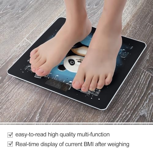 Balanza digital de baño con plataforma amplia y alta precisión miniatura 5