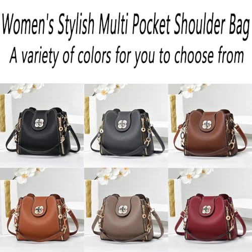 Bolso para Mujer Multi Bolsillos con Correa de Hombro miniatura 5