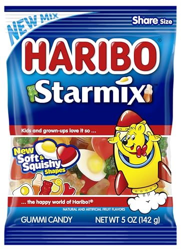 HARIBO Gummi Candy, Starmix, 8 oz. Bag (Pack of 10)