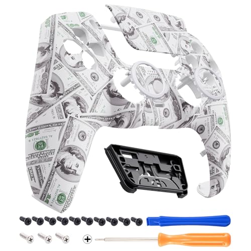 eXtremeRate Luna Rediseñado Carcasa Frontal con Panel Táctil Compatible con ps5 BDM-010 BDM-020 BDM-030 BDM-040 Carcasa Delantera Placa Frontal Funda Portectora Compatible con ps5(Efectivo de $100)