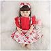 Reborn Toddler Reborn Toddler, 22 Pollici in Vero Silicone - Bambole rinate realistiche in Silicone per Tutto Il Corpo Ragazza 1 Abiti, per Ragazze e Bambini