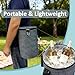 All-in-One Party Cooler Bag with Folding Design and Insulated Compartments -GETTOONE Ideal for Tailgating and Outdoor Events! (7.8 * 12.5 INCH)