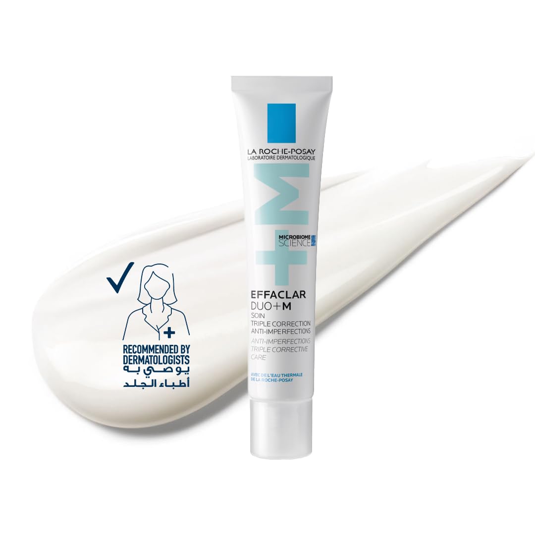 La Roche-Posay Effaclar Duo+ M Anti-Imperfection Moisturiser 40ml – Corrective Face Cream with Niacinamide for Oily & Blemish-Prone Skin, Targets Look of Blemishes, Marks & Visible Pores