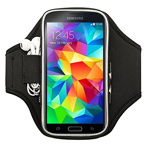 Sporteer Velocity V6 Sports Armband - Black, Medium/Large Cover